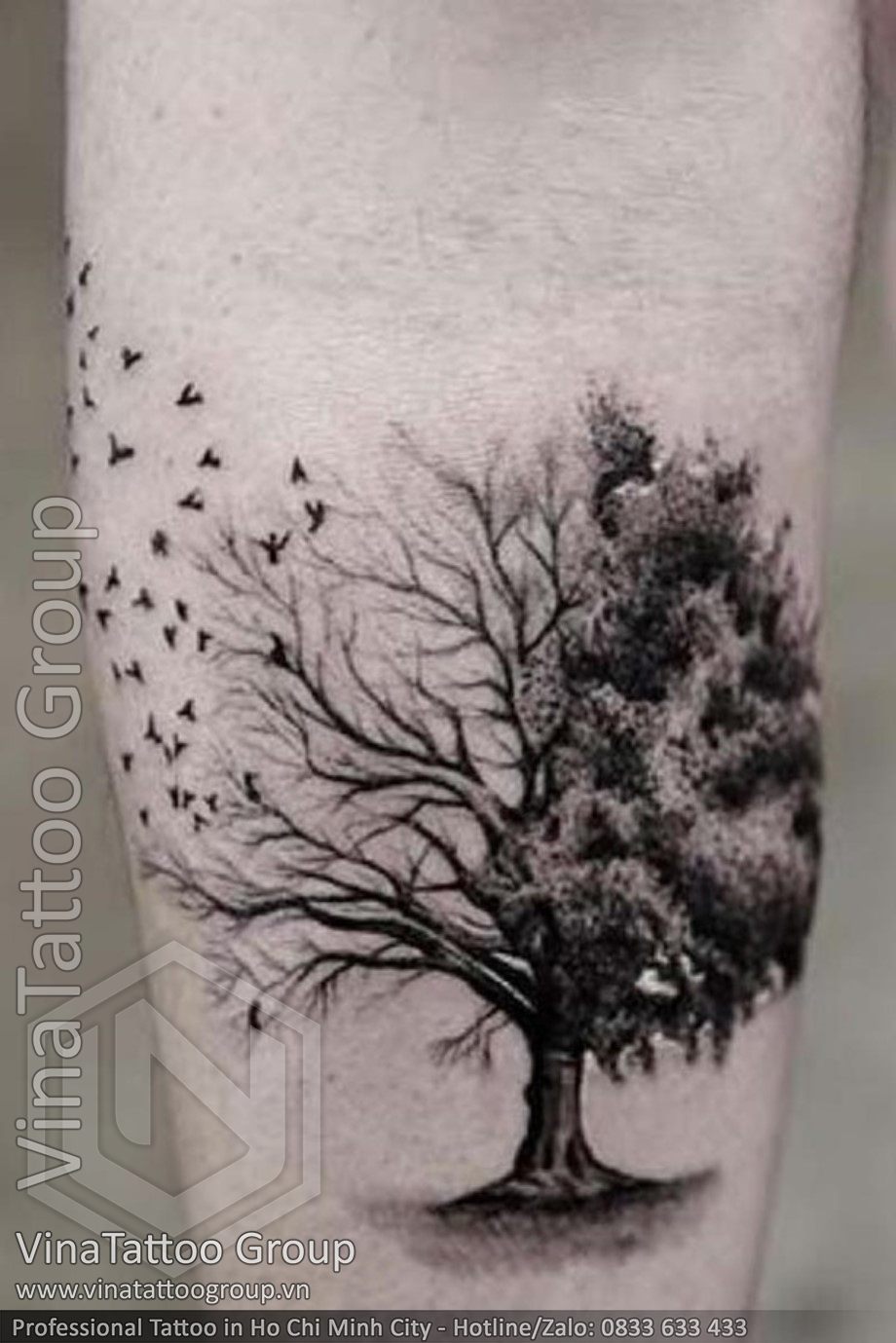 Hình xăm cây thông có ý nghĩa  Đỗ Nhân Tattoo Studio  Facebook
