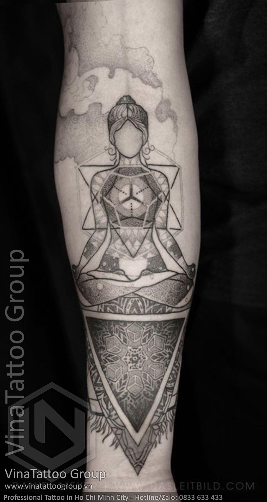 Meditation Arm tattoo